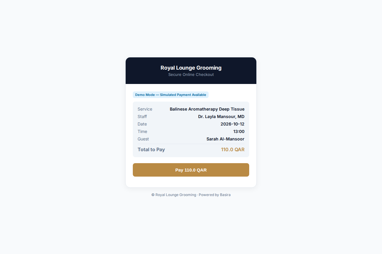 Online Deposits & Checkout
